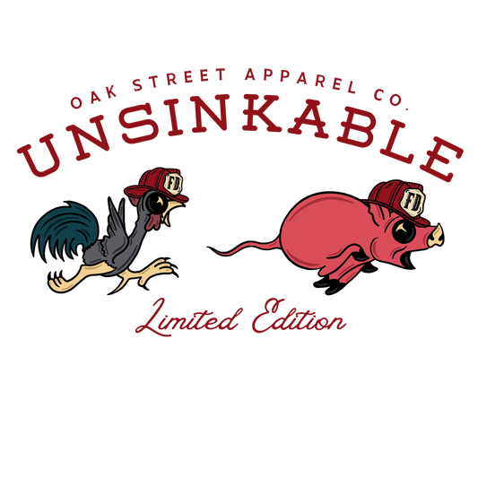 Unsinkable Firefighter Hoodie (Front Only)