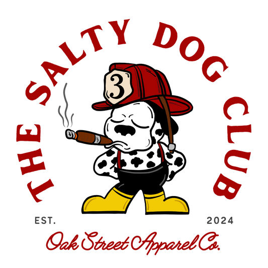 Salty Dog Firefighter Shirt (Front Only)